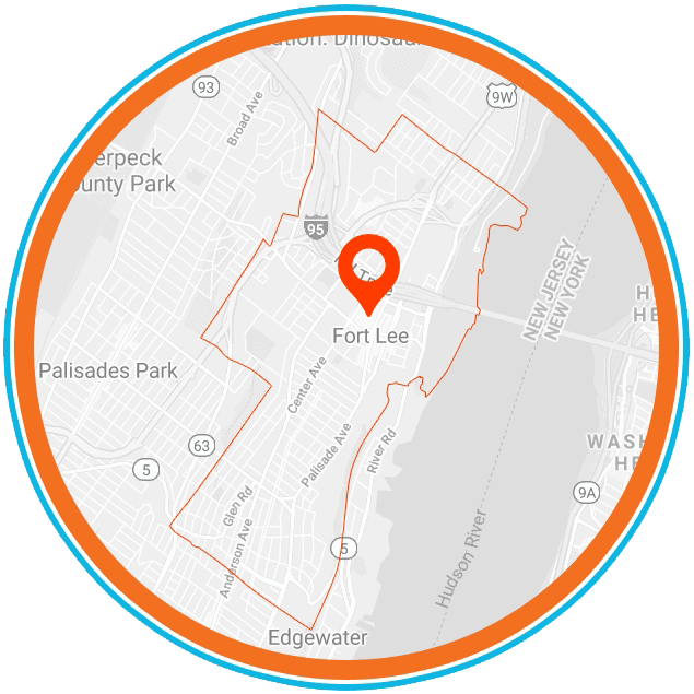 Fort Lee, NJ Map Fort Lee, NJ Map
