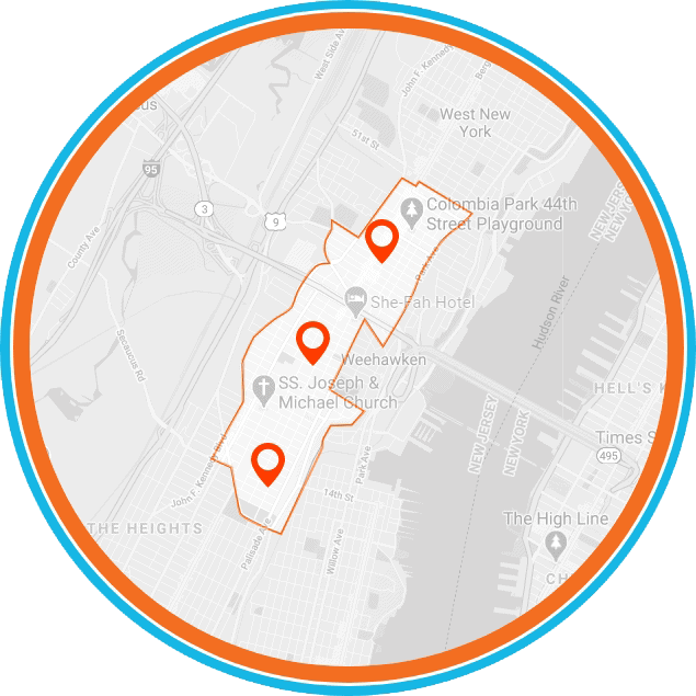 Union City, NJ Map